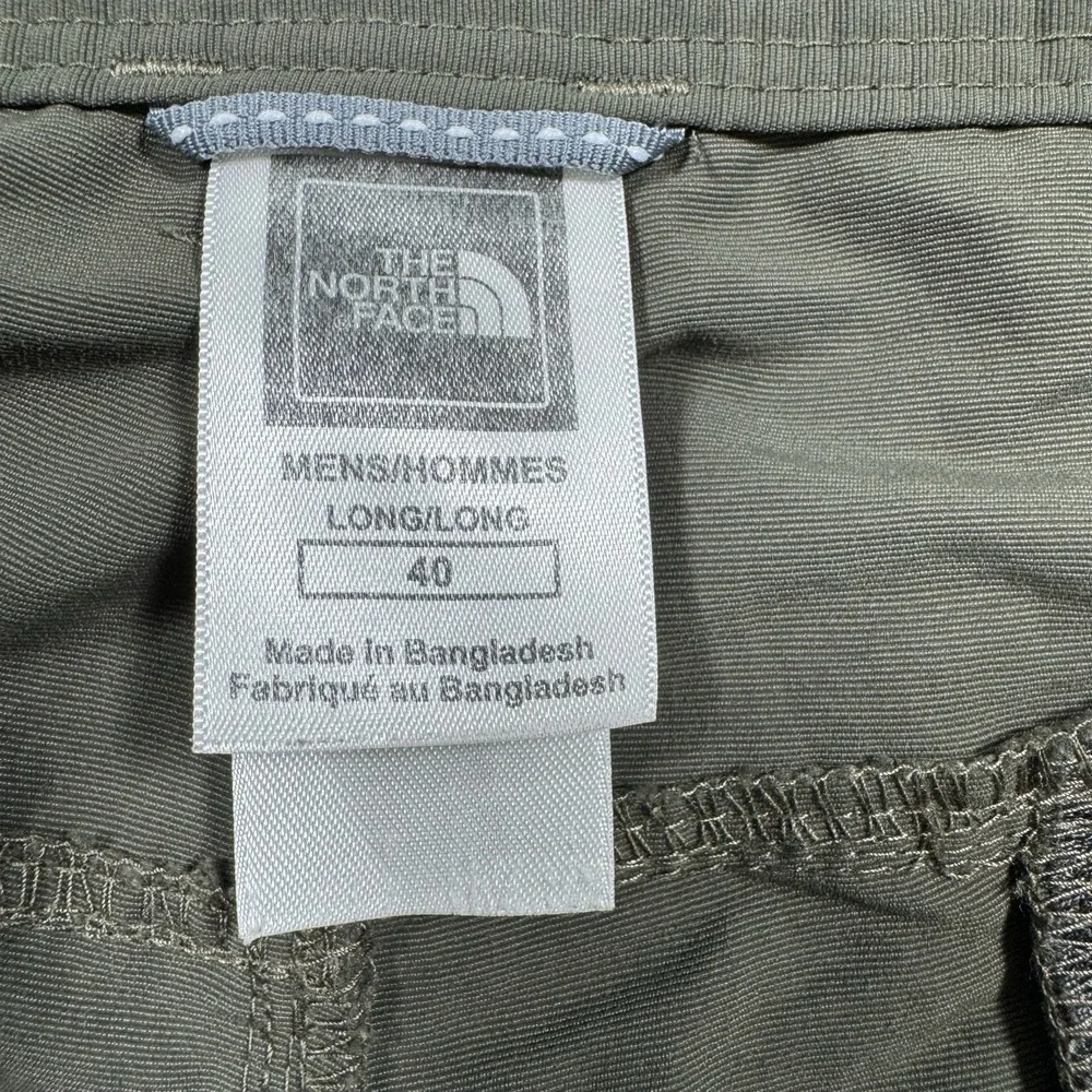 The North Face Pants Men's 40 Long‎ T150 T550 Roll Up Leg Hiking Outdoor Green